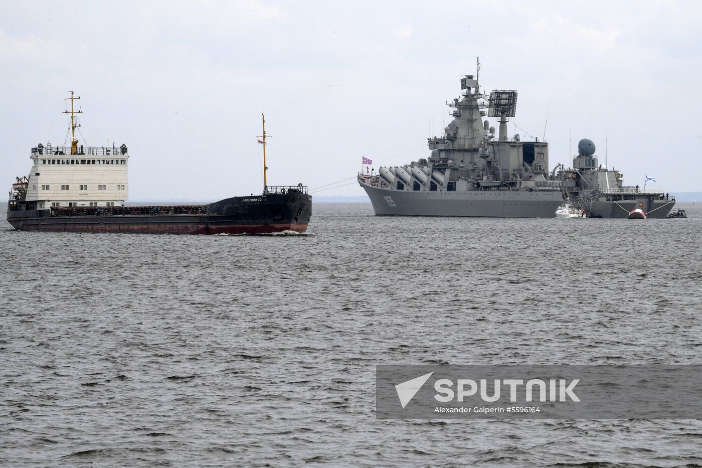 Navy Day parade rehearsal in Kronstadt