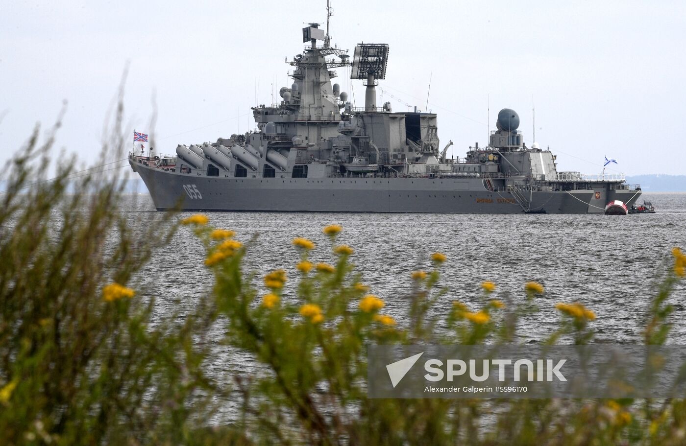 Navy Day parade rehearsal in Kronstadt