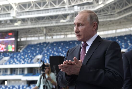 President Vladimir Putin's working trip to Kaliningrad