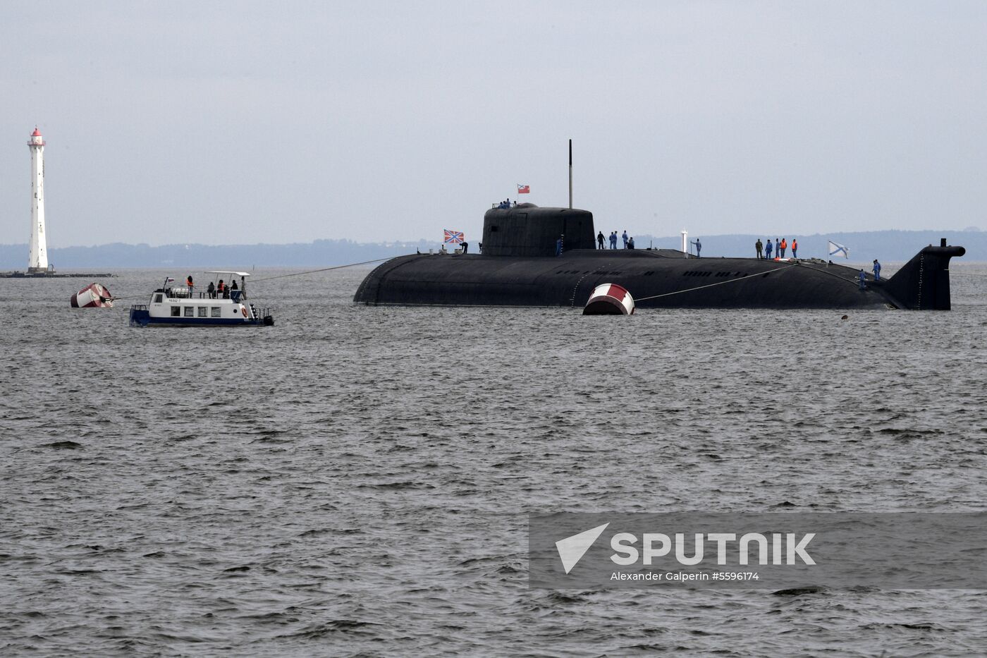 Navy Day parade rehearsal in Kronstadt
