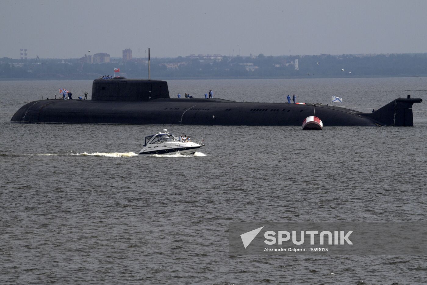 Navy Day parade rehearsal in Kronstadt