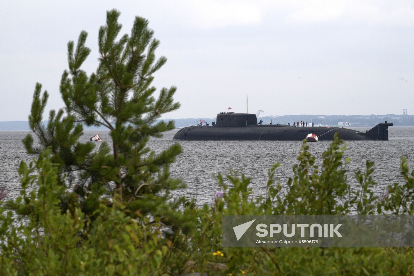 Navy Day parade rehearsal in Kronstadt