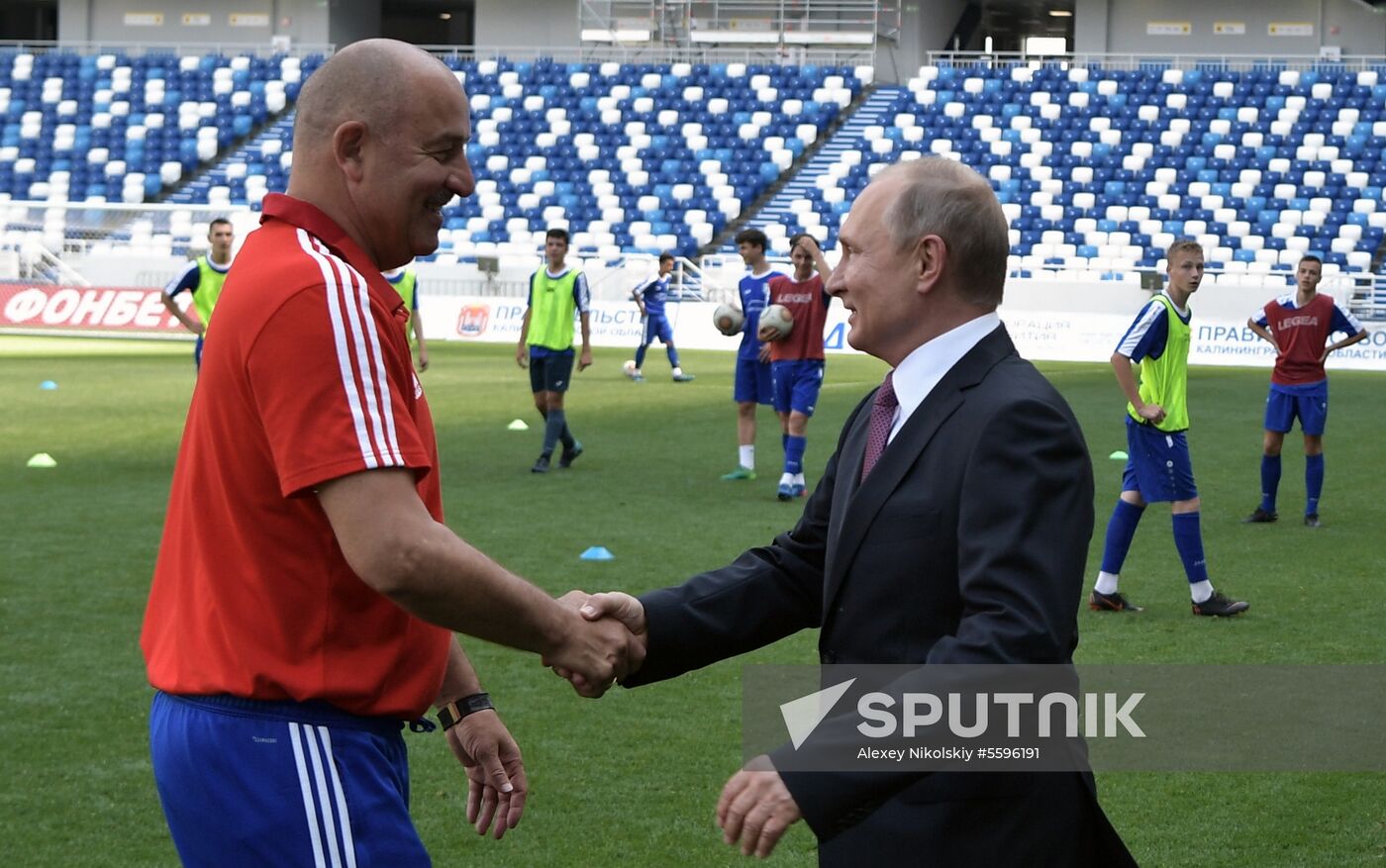 President Vladimir Putin's working trip to Kaliningrad