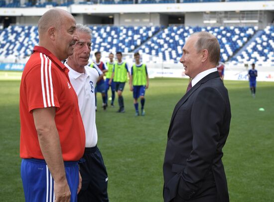 President Vladimir Putin's working trip to Kaliningrad