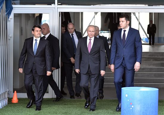 President Vladimir Putin's working trip to Kaliningrad