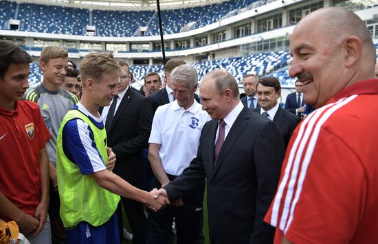 President Vladimir Putin's working trip to Kaliningrad