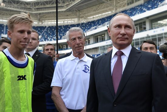 President Vladimir Putin's working trip to Kaliningrad