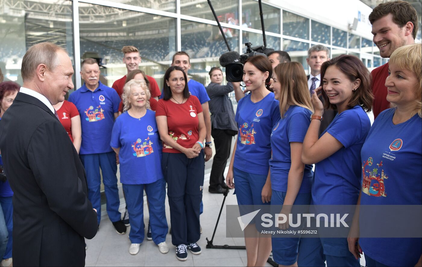 President Vladimir Putin's working trip to Kaliningrad