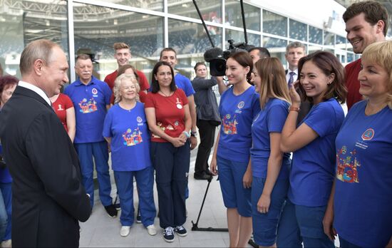 President Vladimir Putin's working trip to Kaliningrad