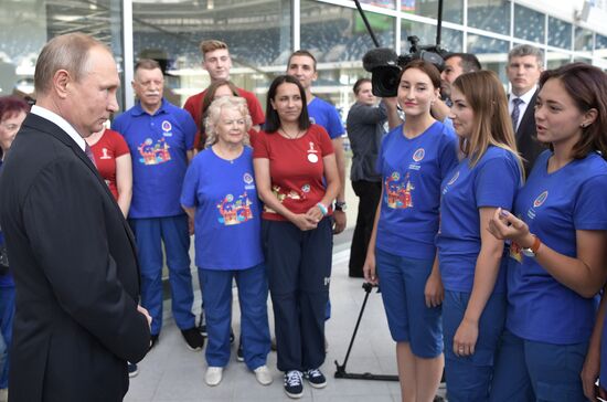 President Vladimir Putin's working trip to Kaliningrad