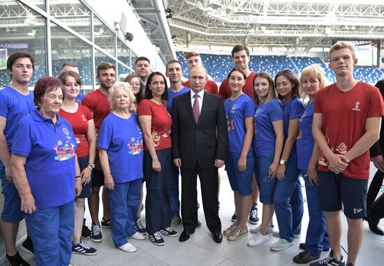 President Vladimir Putin's working trip to Kaliningrad