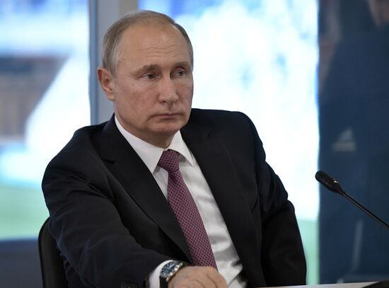 President Vladimir Putin's working trip to Kaliningrad