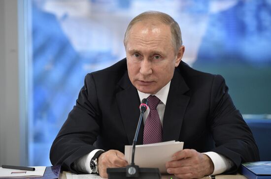 President Vladimir Putin's working trip to Kaliningrad