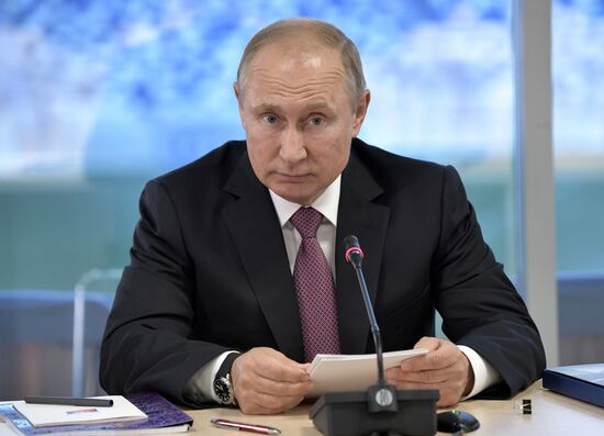 President Vladimir Putin's working trip to Kaliningrad