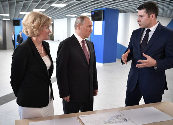 President Vladimir Putin's working trip to Kaliningrad