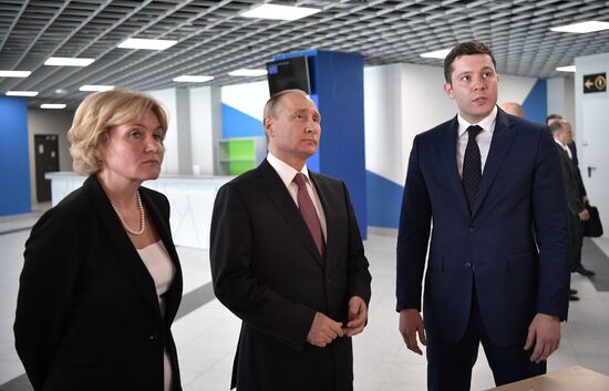 President Vladimir Putin's working trip to Kaliningrad