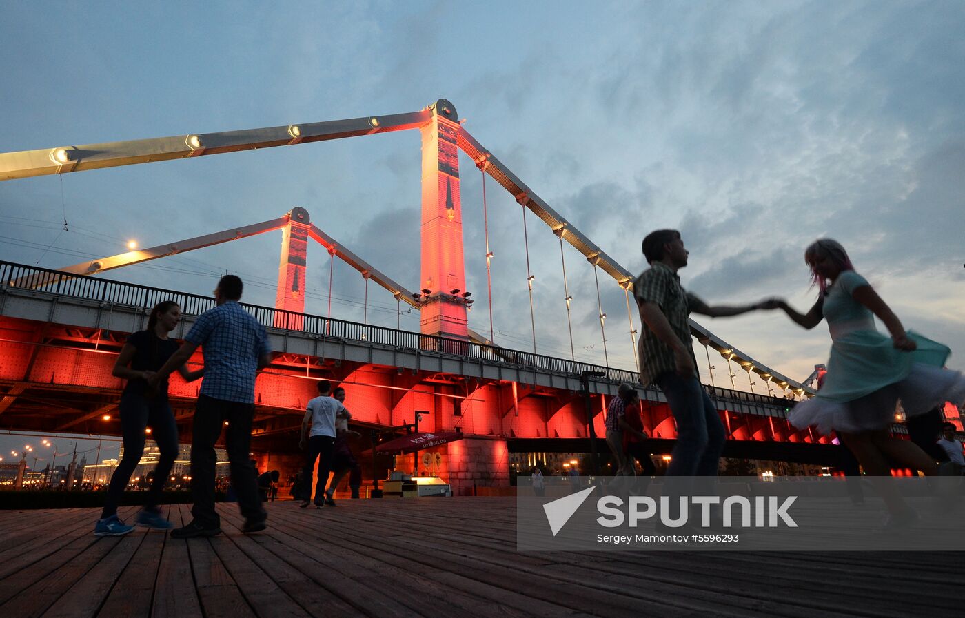 Crimean Bridge illuminated in honor of 50th anniversary of Special Olympics