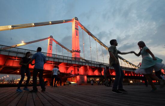 Crimean Bridge illuminated in honor of 50th anniversary of Special Olympics