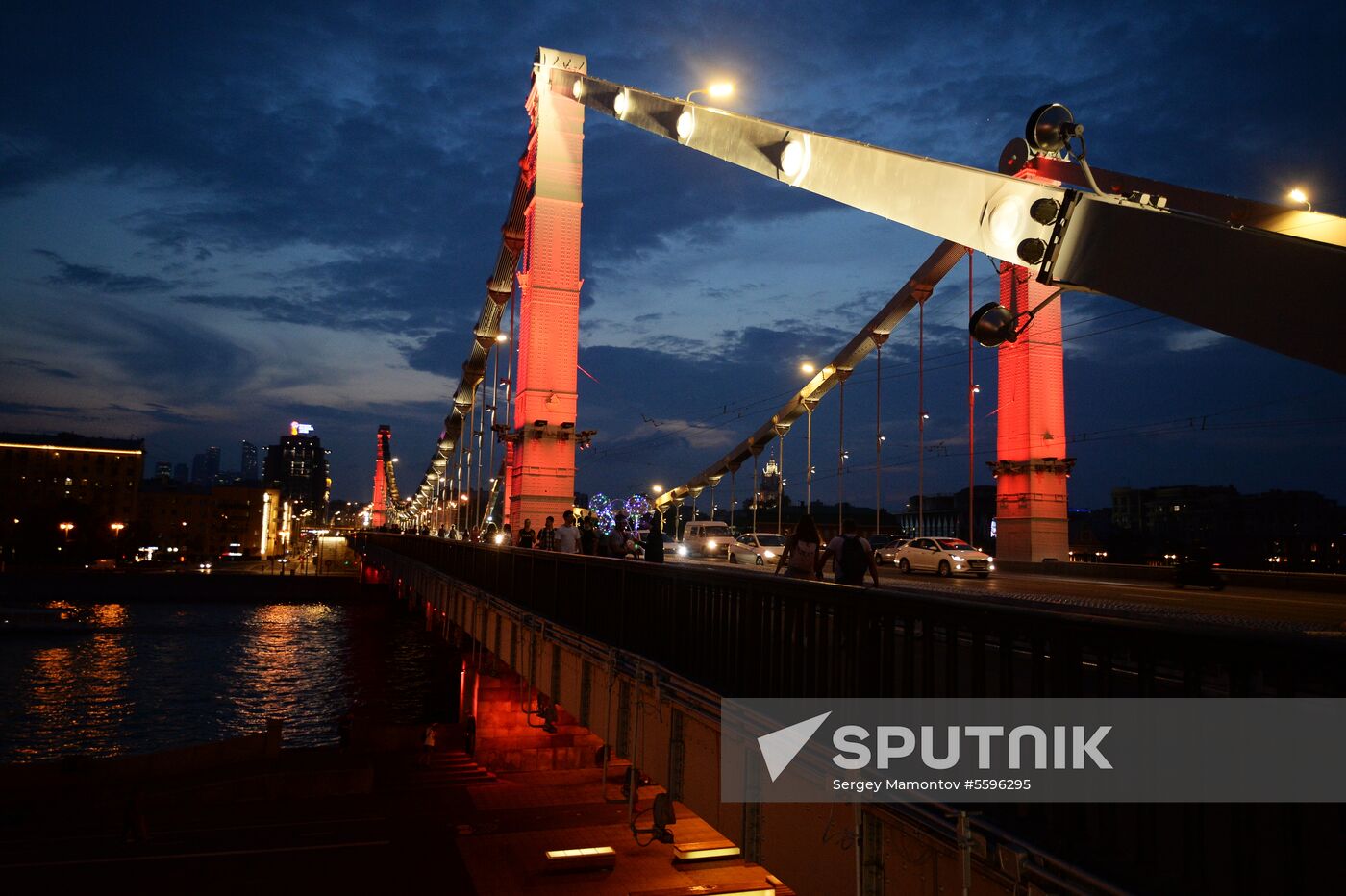 Crimean Bridge illuminated in honor of 50th anniversary of Special Olympics