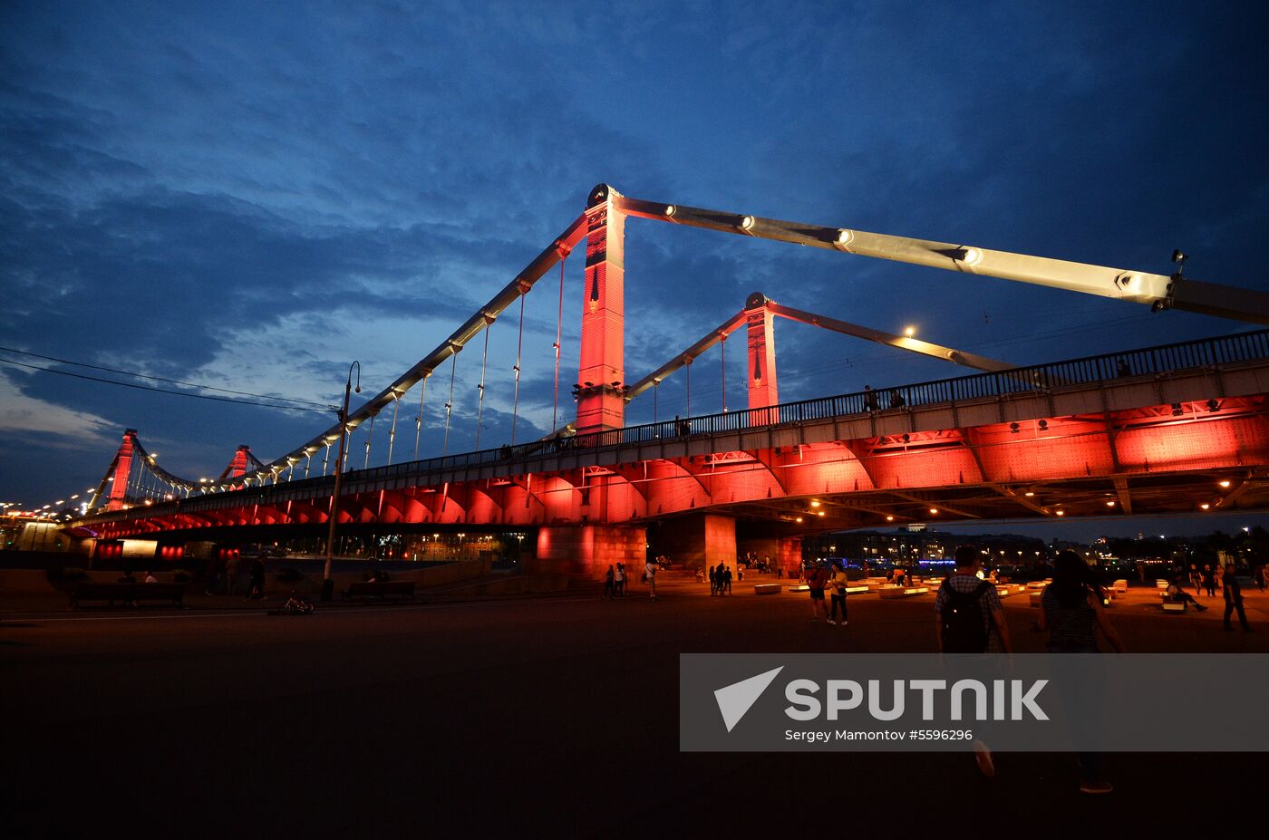 Crimean Bridge illuminated in honor of 50th anniversary of Special Olympics