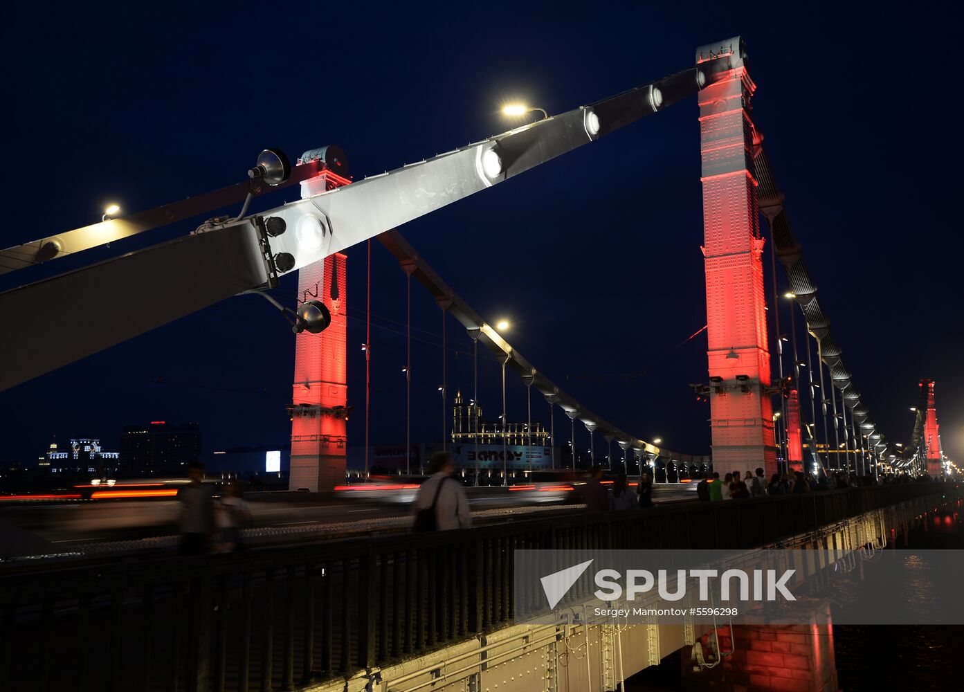 Crimean Bridge illuminated in honor of 50th anniversary of Special Olympics