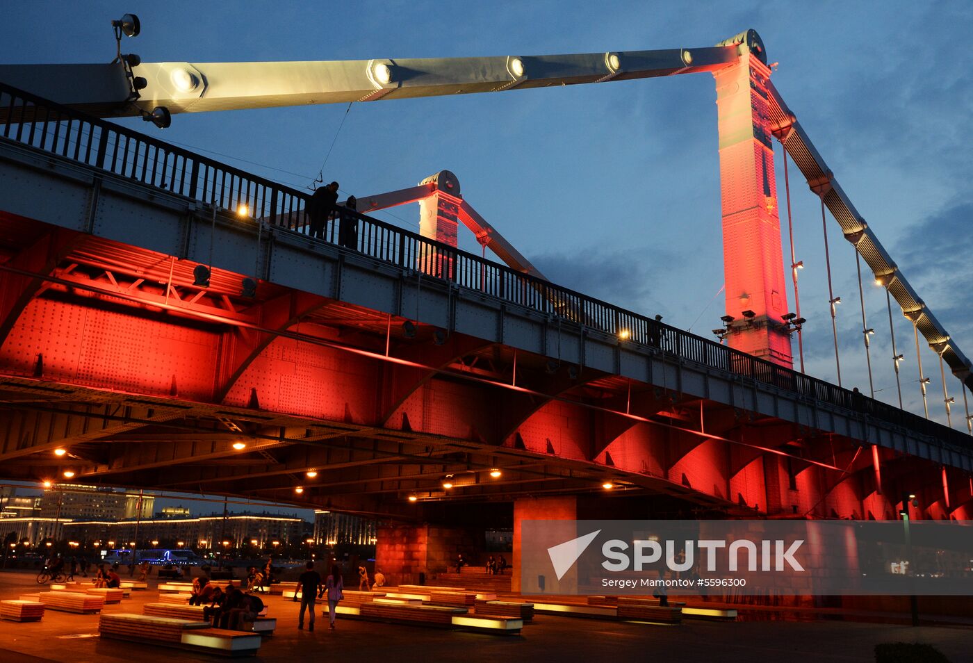 Crimean Bridge illuminated in honor of 50th anniversary of Special Olympics