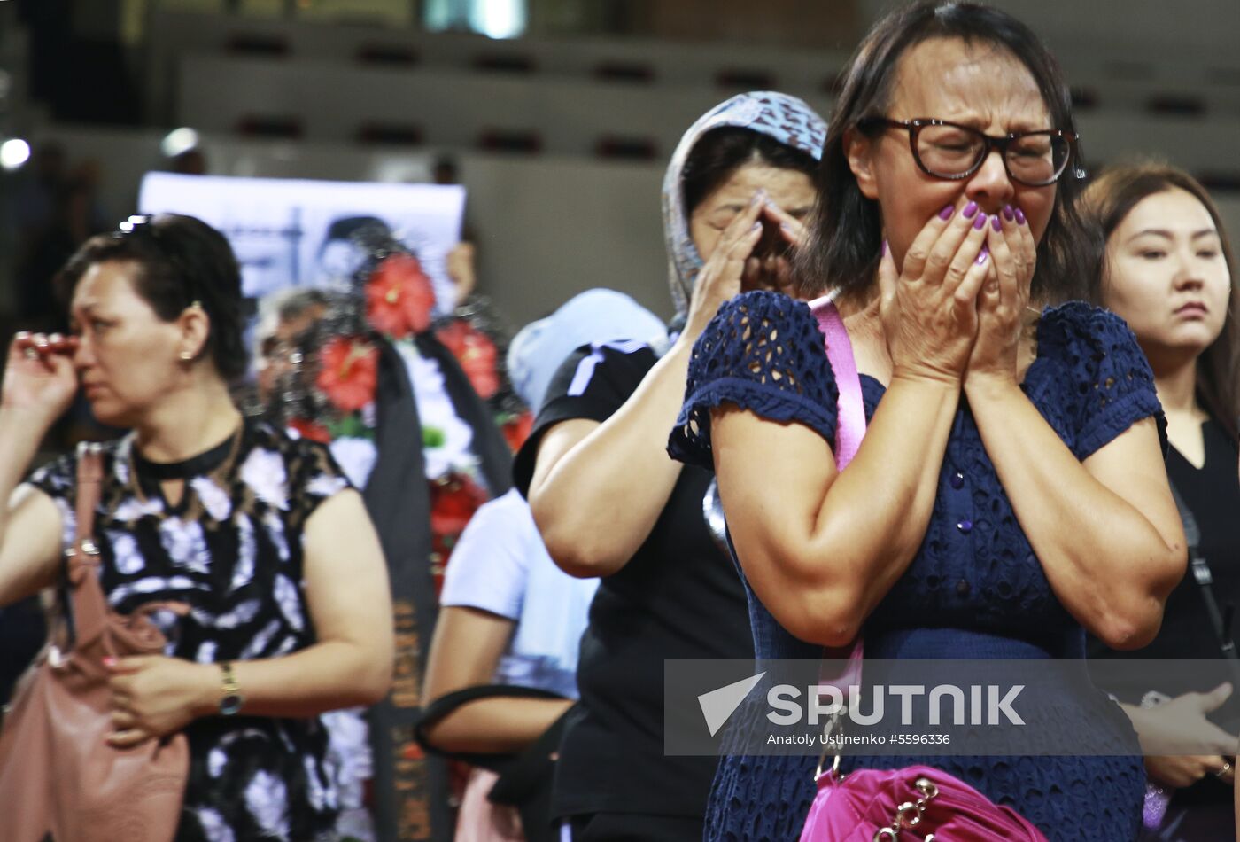 Farewell ceremony for figure skater Denis Ten in Kazakhstan