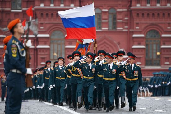 Graduation of cadets and students of higher educational institutions of Russian Emergencies Ministry