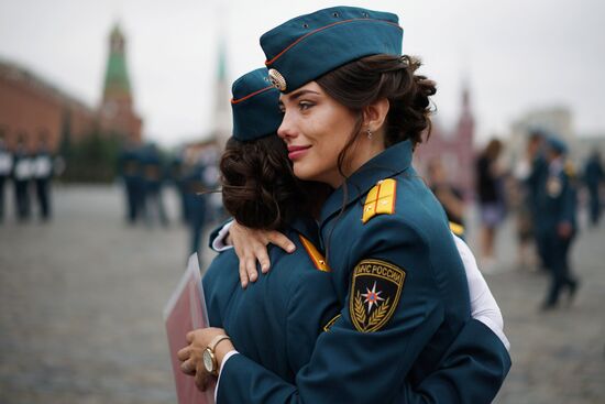 Graduation of cadets and students of higher educational institutions of Russian Emergencies Ministry
