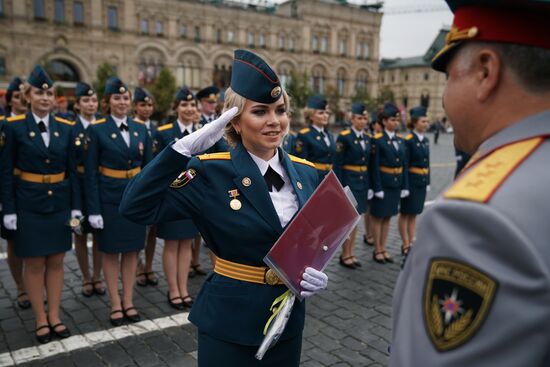 Graduation of cadets and students of higher educational institutions of Russian Emergencies Ministry