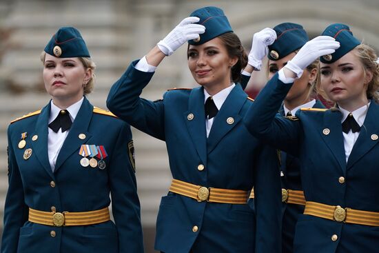 Graduation of cadets and students of higher educational institutions of Russian Emergencies Ministry