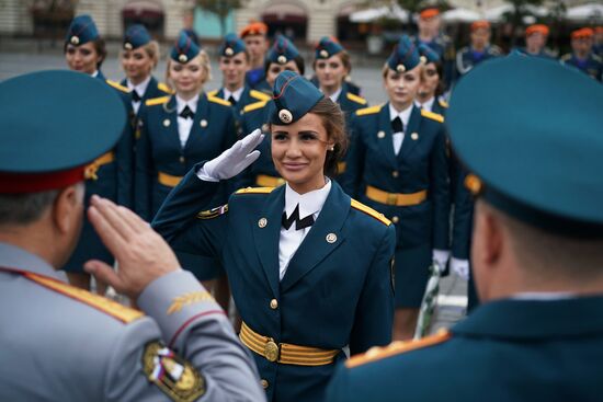 Graduation of cadets and students of higher educational institutions of Russian Emergencies Ministry