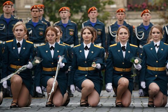 Graduation of cadets and students of higher educational institutions of Russian Emergencies Ministry