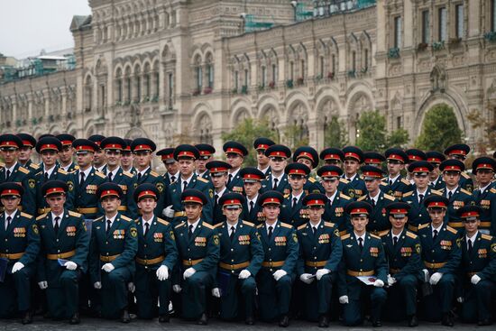 Graduation of cadets and students of higher educational institutions of Russian Emergencies Ministry