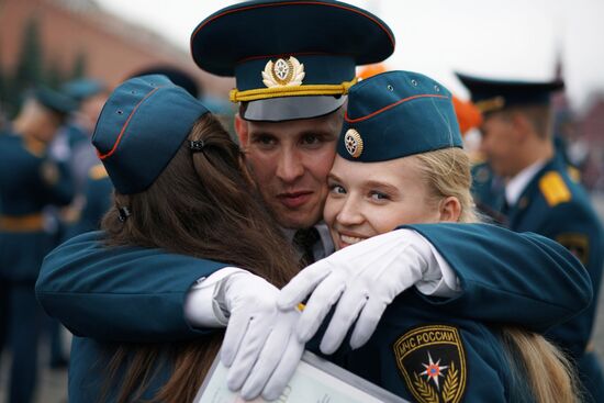 Graduation of cadets and students of higher educational institutions of Russian Emergencies Ministry