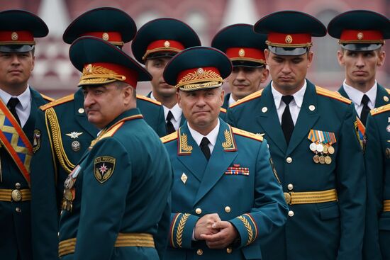 Graduation of cadets and students of higher educational institutions of Russian Emergencies Ministry