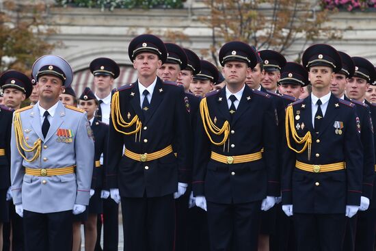 Moscow Interior Ministry's university graduation ceremony