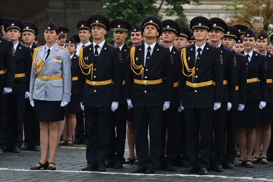 Moscow Interior Ministry's university graduation ceremony