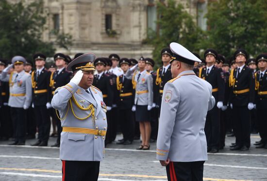 Moscow Interior Ministry's university graduation ceremony
