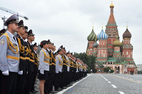 Moscow Interior Ministry's university graduation ceremony