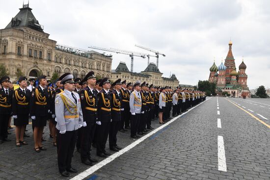 Moscow Interior Ministry's university graduation ceremony