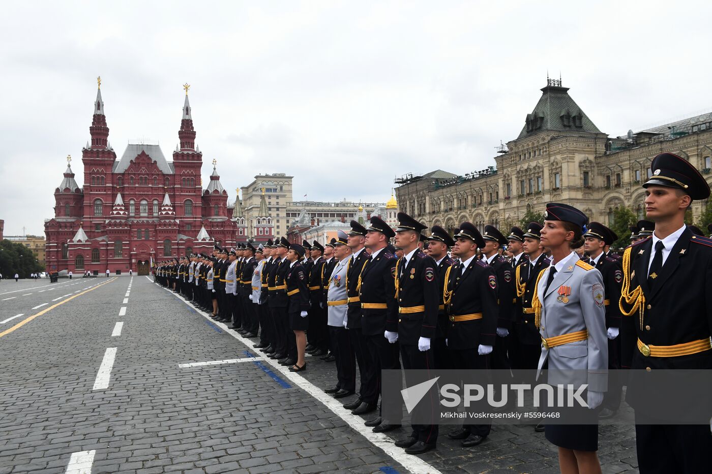 Moscow Interior Ministry's university graduation ceremony