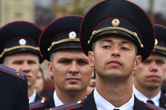 Moscow Interior Ministry's university graduation ceremony