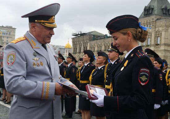 Moscow Interior Ministry's university graduation ceremony