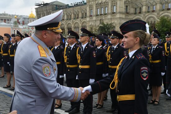 Moscow Interior Ministry's university graduation ceremony