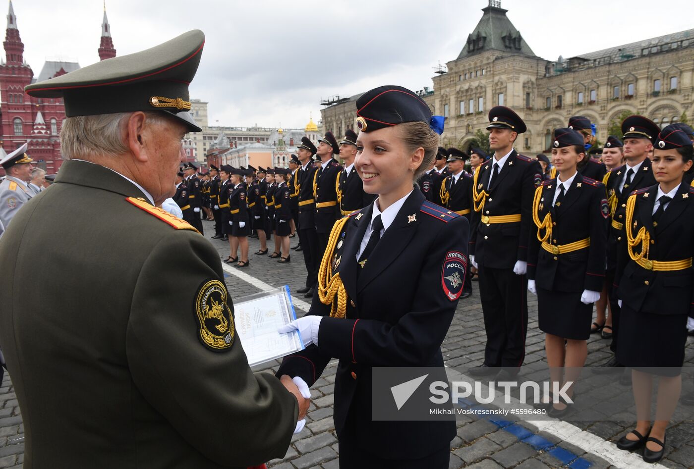Moscow Interior Ministry's university graduation ceremony