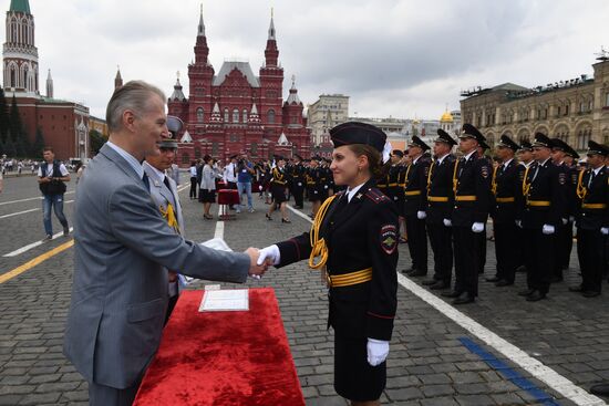 Moscow Interior Ministry's university graduation ceremony