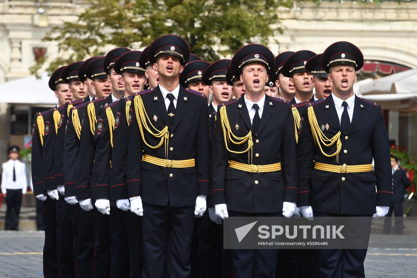 Moscow Interior Ministry's university graduation ceremony