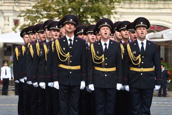 Moscow Interior Ministry's university graduation ceremony