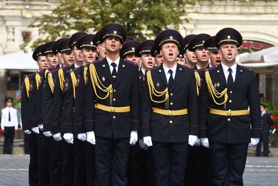 Moscow Interior Ministry's university graduation ceremony